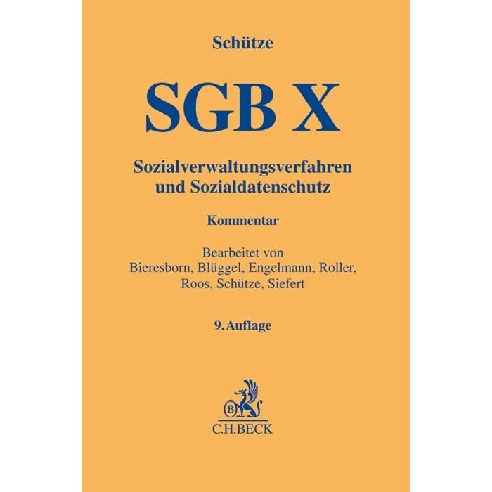 Sgb X, Fachbücher von Jens, Dirk/Blüggel(Dr.)ua, Bieresborn(Dr.)