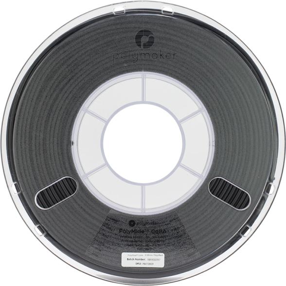 Actual product image Polymaker 70809 Filament PA (polyamide) 2 (Nylon, 2.85 mm, 750 g, Black)