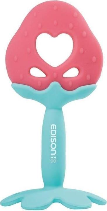 Babyono Frucht-Erdbeer-Baby-Beissring (0 Mesi)