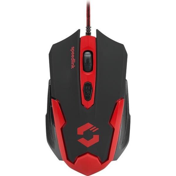 Speedlink Xito (Kabelgebunden), Maus, Schwarz, Rot