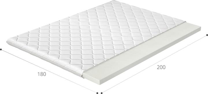 Actual product image ELTAP Topper T25 (180 x 200 cm)