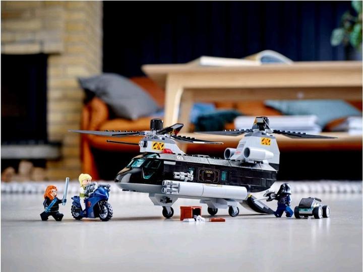 Produktbild LEGO Black Widows Hubschrauber-Verfolgungsjagd (76162, LEGO Marvel)