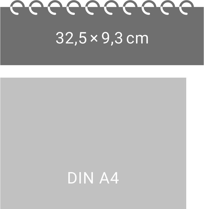 Produktbild Black&White Wochenquerplaner 2026