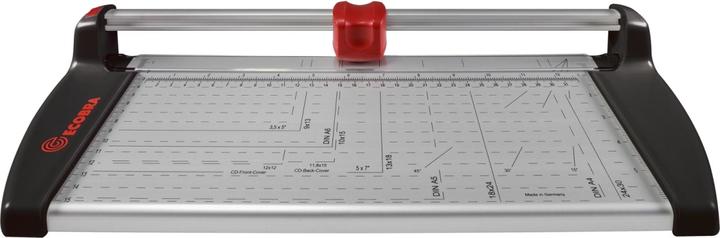 Immagine prodotto Ecobra Taglierina riavvolgitrice A4 con testa intercambiabile, lunghezza di taglio 320 mm, base in (6 lamelle, A4)