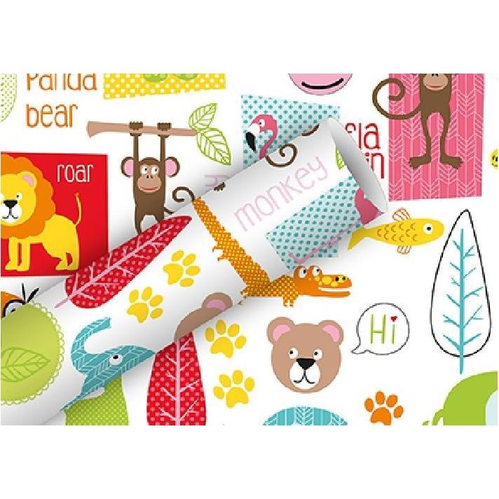 Braun + Company, Geschenkverpackung, Geschenkpapier-Rolle "Little Ducks" mehrfarbig 200 x 70 cm (Geschenkpapier)