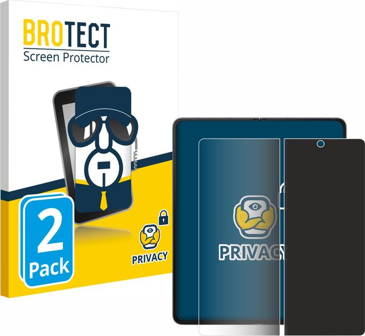 Produktbild BROTECT Sichtschutzfolie Anti-Spy Privacy Folie Blaulicht-Schutz (2 Stück, Samsung Galaxy Z Fold4)