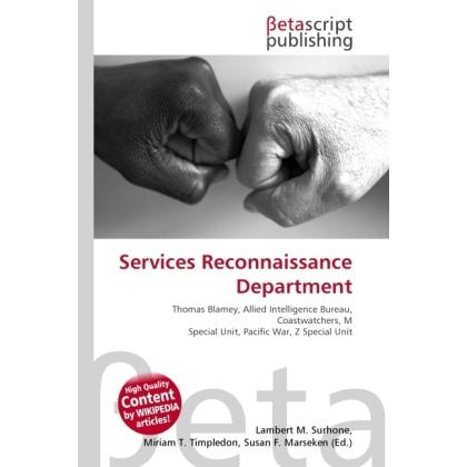 Services Reconnaissance Department, Fachbücher von Susan F. Marseken, Miriam T. Timpledon, Lambert M. Surhone