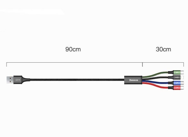 Productafbeelding Baseus 4in1 (1.20 m, USB 2.0)