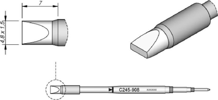 Image du produit JBC Pointe à souder (Panne de soudure)