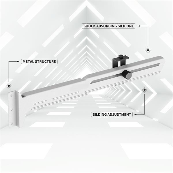 Actual product image 1st Cool 1stCOOL GPU Holder - metal adjustable white VGA holder