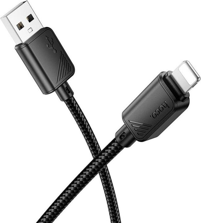 Image du produit Hoco Cable cable USB A to Lightning 2,4A X113 1 m black (1 m)