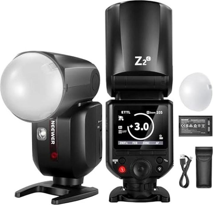 Produktbild Neewer Z2-C Rundkopf Blitz Speedlite (Aufsteckblitz, Canon)