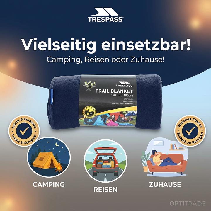 Produktbild Trespass Snuggles Fleecedecke (120 x 180 cm)