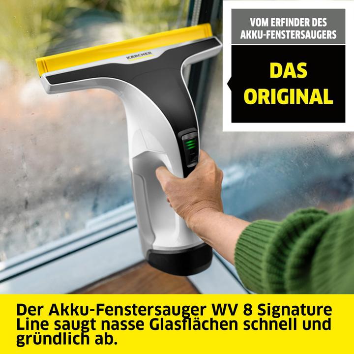 Actual product image Kärcher Cordless Window Vacuum WV 8 Signature Line