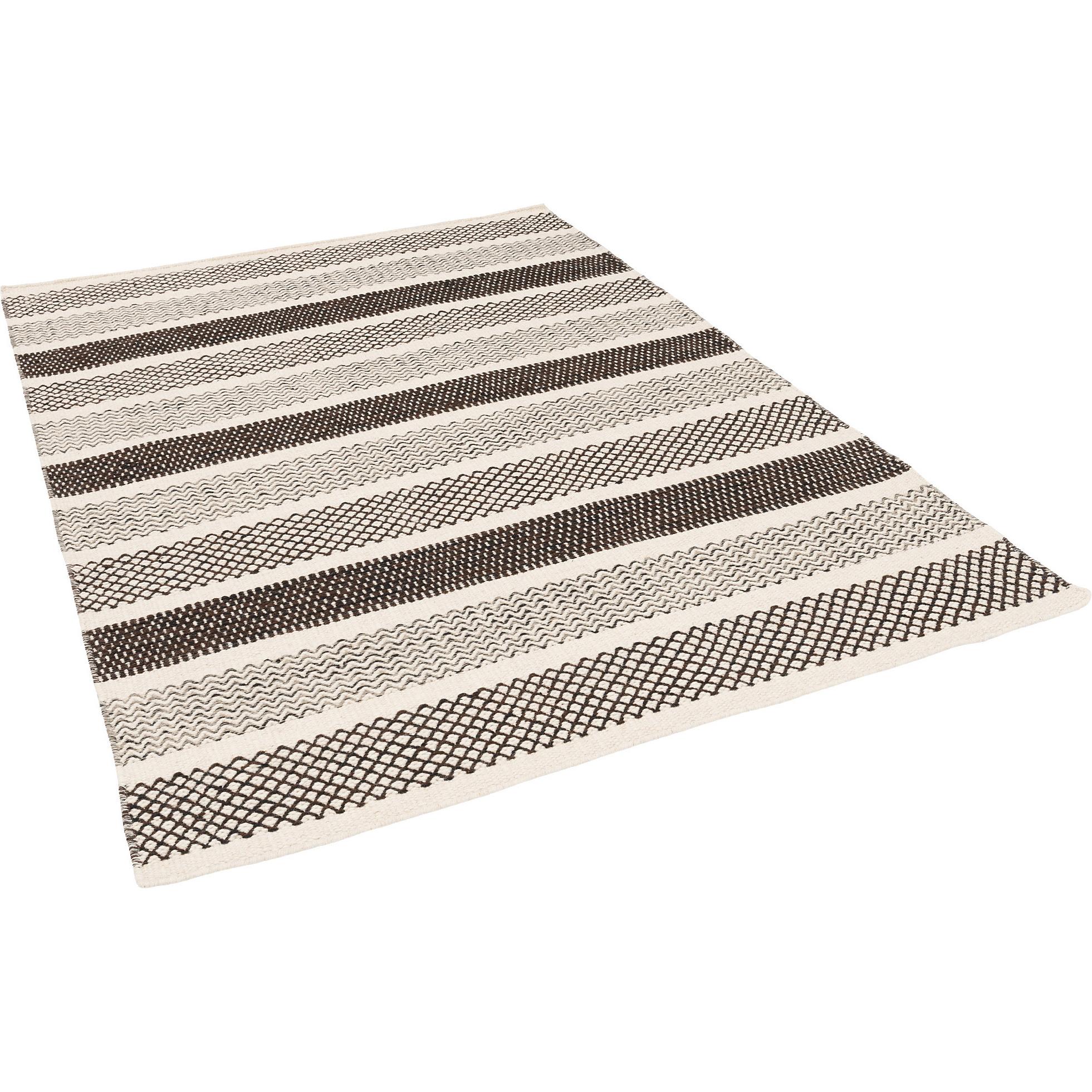 Pergamon, Teppich, Natur Teppich Wolle Rana Streifen (190 x 290 cm)