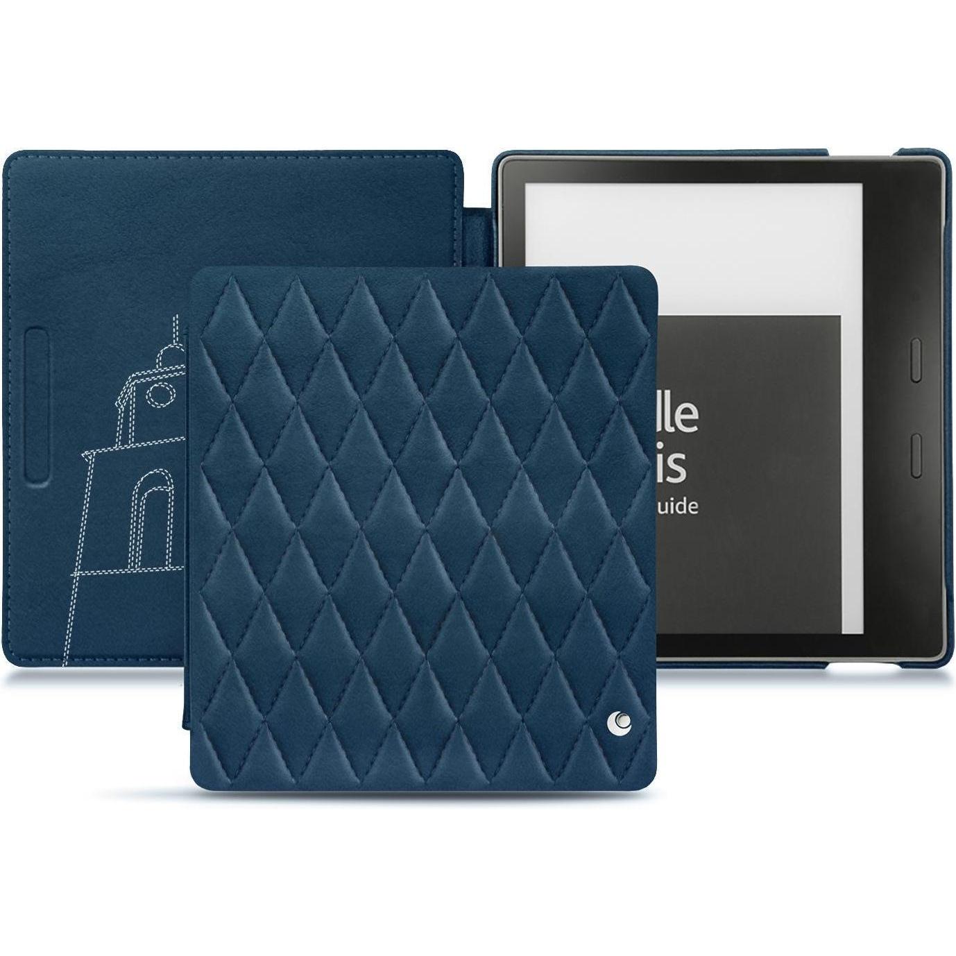 Noreve Lederschutzhülle horizontal, eReader Zubehör, Blau