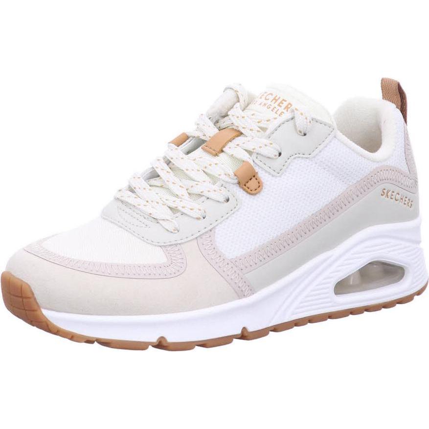 Skechers, Donne, Sneaker, Uno Layover Sneaker Donna, Beige, (36)