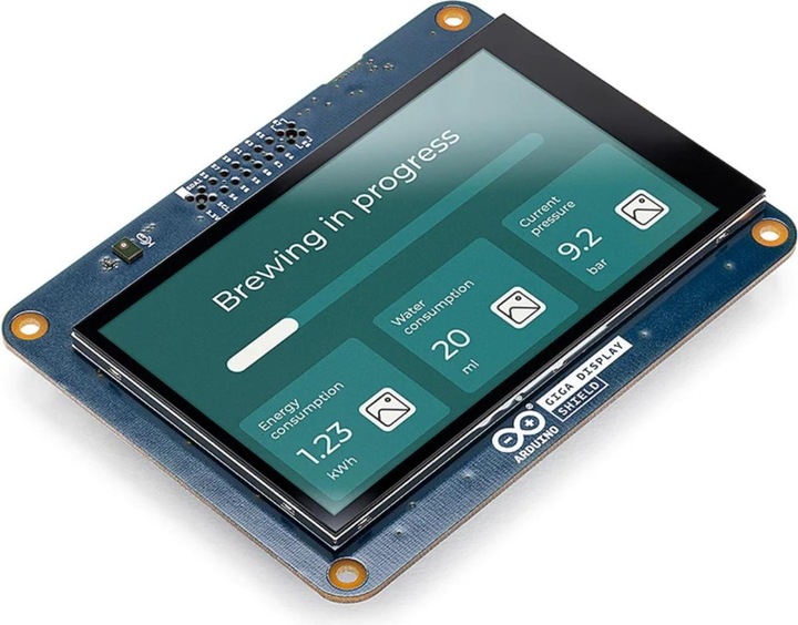 Produktbild Arduino GIGA Display Shield Touchscreen-Monitor 10.1cm (3.97 Zoll) 800 x 480 Pixel