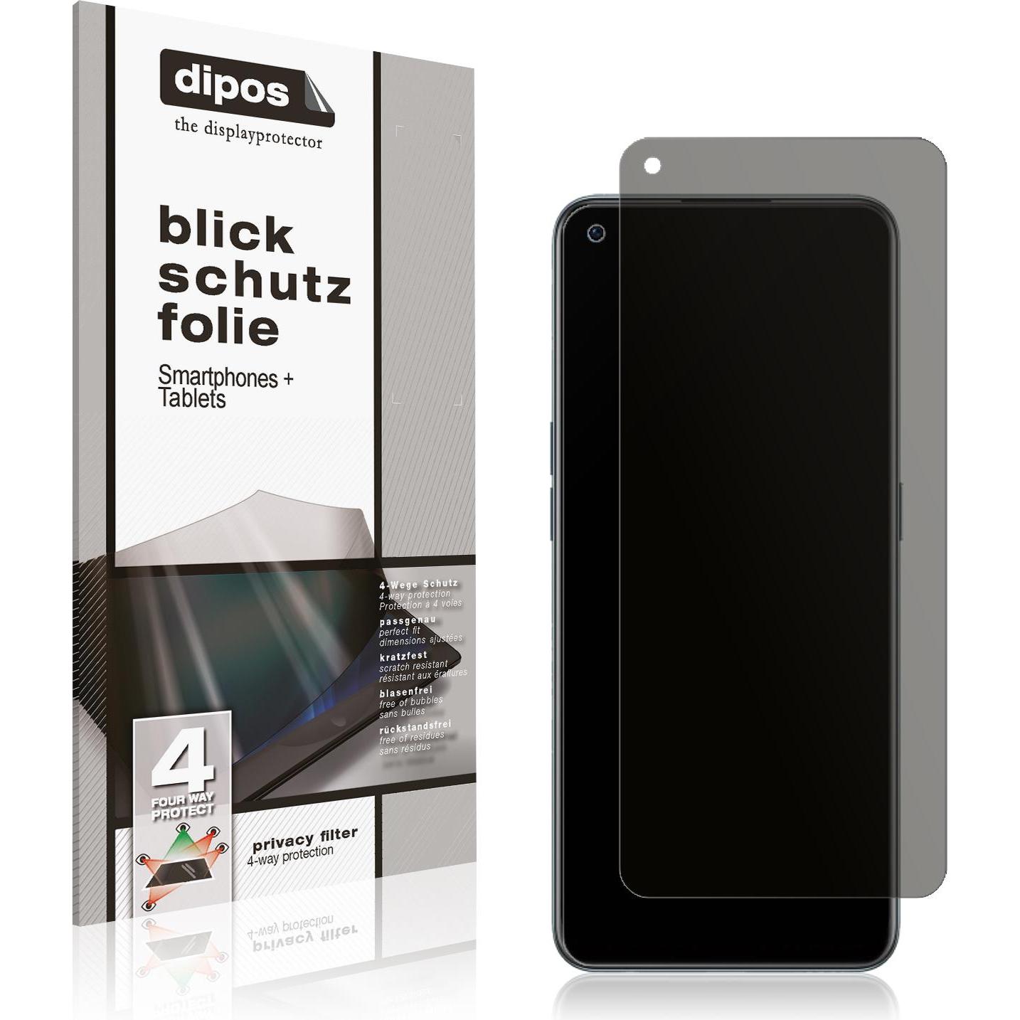 Thumbnail - Dipos Blickschutzfolie 4-Way Privacy (1 Stück, OnePlus Nord CE 2 5G), Smartphone Schutzfolie, Transparent