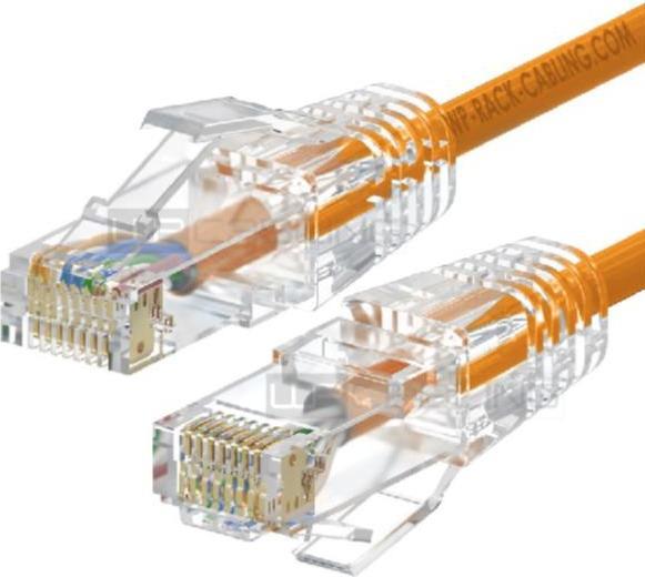 Actual product image WP Rack & Cabling Wp Europe Patch U/Utp Cat.6a Lshf Orange (CAT6a, 0.20 m)