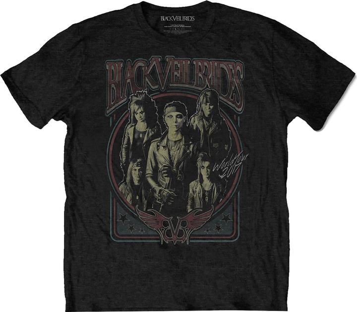 Immagine prodotto Black Veil Brides T-shirt adulte unisexe en coton vintage (XL)