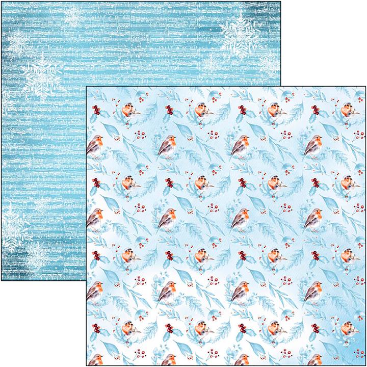 Produktbild Ciao Bella Scrapbook-Papier "Winter Journey", 12 Blatt, 30,5 x 30,5 cm (190 g/m², 12x)