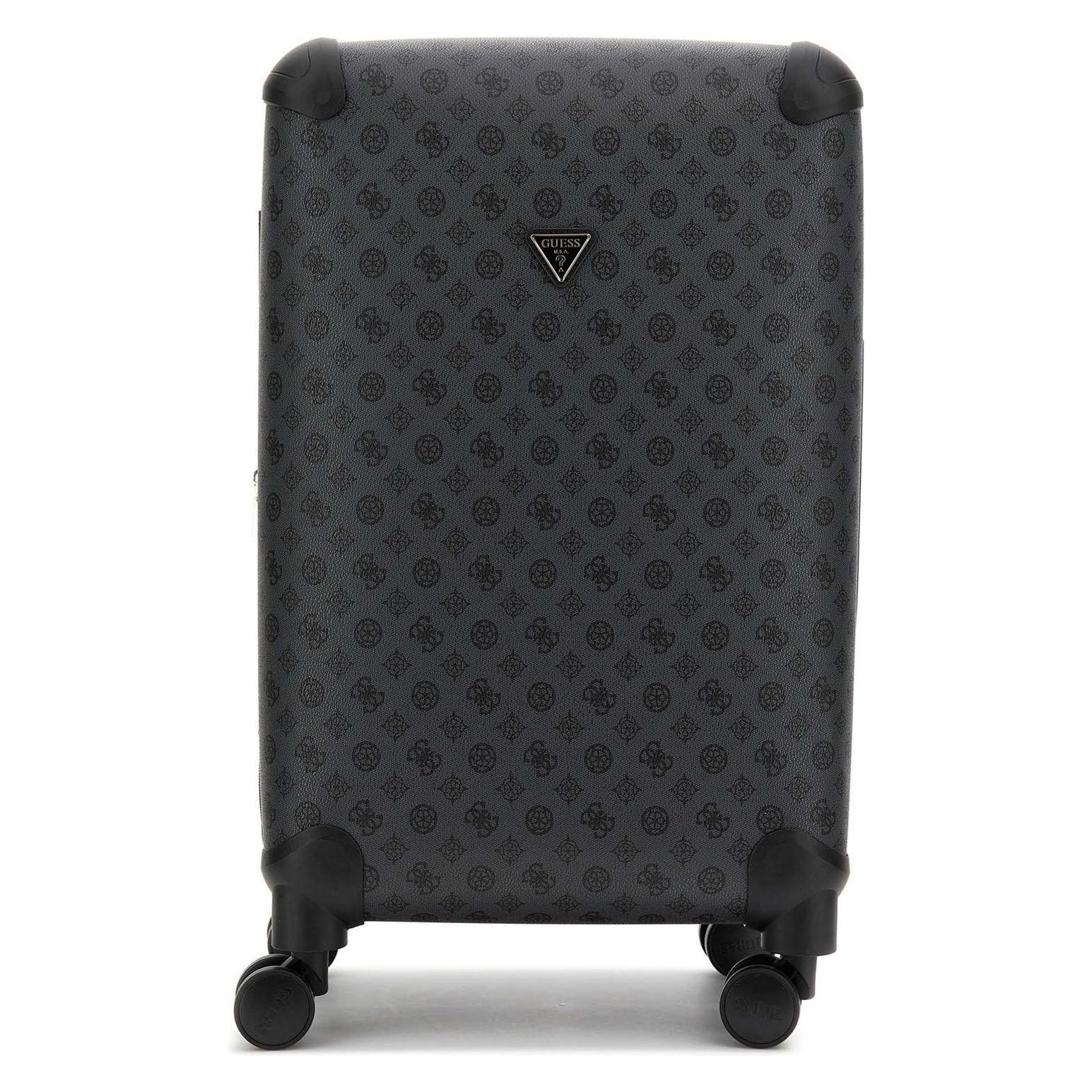 Guess, Koffer, Wilder 22 In 8-Wheeler, Schwarz, Grau, (56 l)