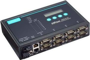 Produktbild Moxa NPORT 5650-8-DT - 8-Port RS-232422485 Desktop-Geräteserver mit DB9-Steckern und 48 VDC-Anschluss