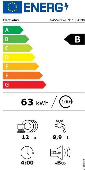 Energie-Label Electrolux GA559iFWE