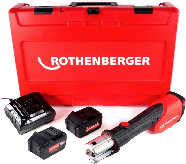 Image du produit Rothenberger ROMAX 4000 18 V Li-Ion Basic Set Sertisseuse sans fil + Coffret de transport + 2x Batte