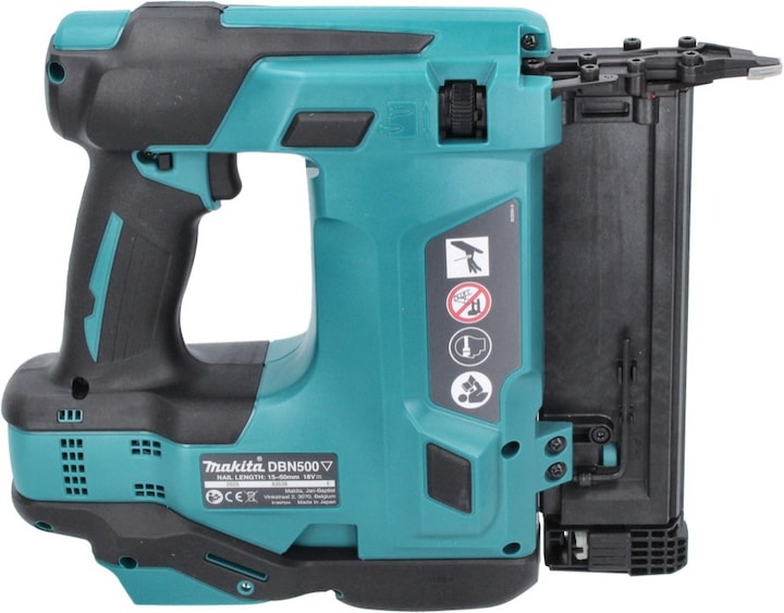 Actual product image Makita DBN 500 ZJ Cordless Brad Nailer 15-50 mm 90° 18 V + MakPac + Finishing Nails/Brads J-Box, 800