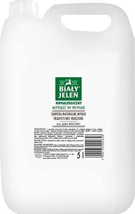 Produktbild Biały Jeleń Weisse Hirsche, Flüssigseife, Versorgung, 5L (Treffer) (Flüssigseife, 5000 ml)