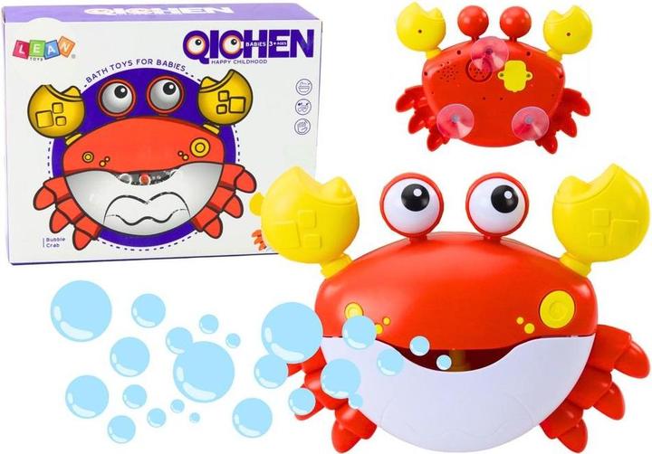 Produktbild Lean Toys Seifenblasenmaschine Rote Krabbe