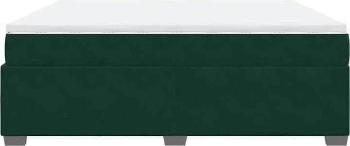 Produktbild vidaXL Bo x springbett mit Matratze 180 x 200 cm Samt (180 x 200 cm)