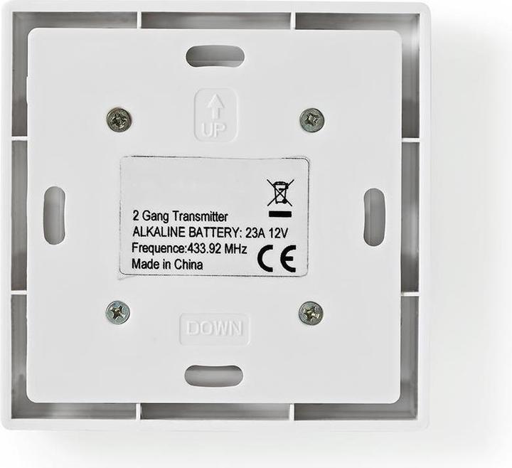 Produktbild Nedis RF-Lichtschalter Doppel Weiss