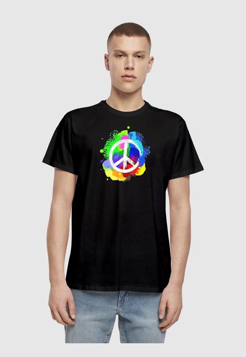 Produktbild Merchcode Peace - Graffiti Basic T-Shirt - 161533 (S)