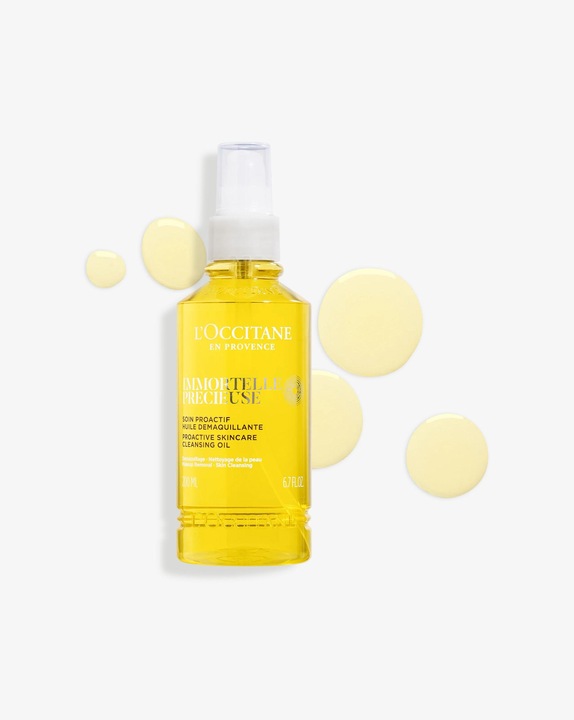 Actual product image L'Occitane Immortelle Précieuse Huile Demaquillant 200 ml (Cleansing lotion, 200 ml)
