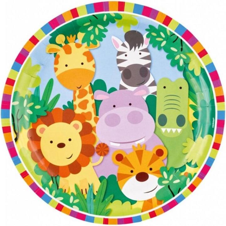 cardboard plate jungle (8 x)