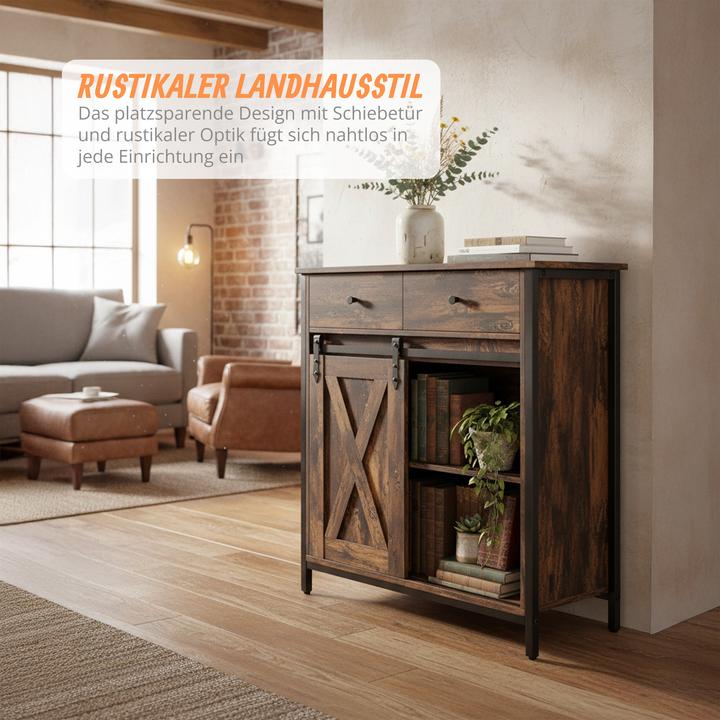 Actual product image Relaxdays Sideboard (70 x 30 x 80 cm)
