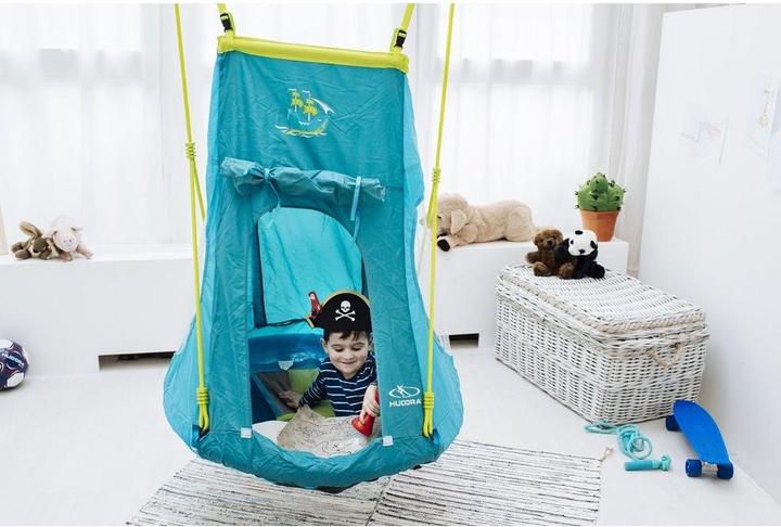 Actual product image Hudora Nest swing with Pirate 90 tent