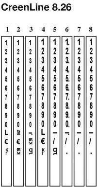 Produktbild Creenline Pricemarker 8.26 DT Focus 1 Druckzeile 8 Zeichen/Zeile 9 Rollen mit Etiketten (weiss) 26 x...