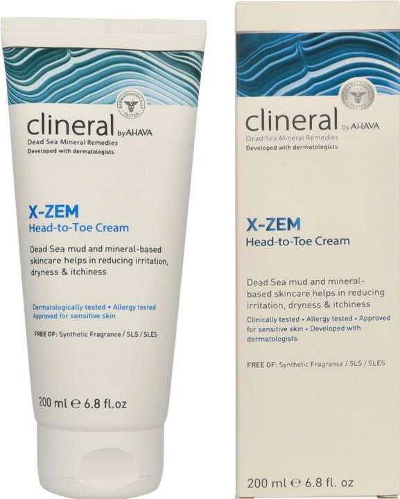 Immagine prodotto Ahava Crema intensiva per tutto il corpo Clineral X-ZEM (Crema dalla testa ai piedi) 200ml (Crema corpo, 200 ml)