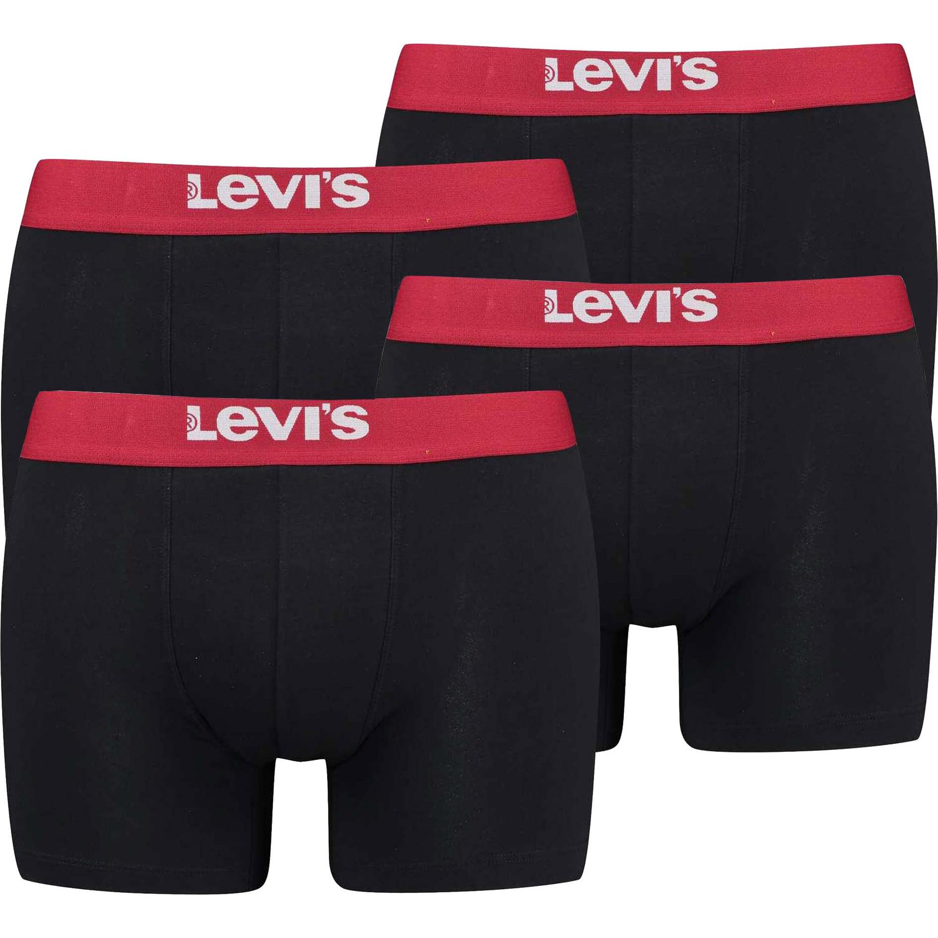 Levis, Herren, Unterhosen, Boxershort Casual, Mehrfarbig, (XXL, 4er Pack)