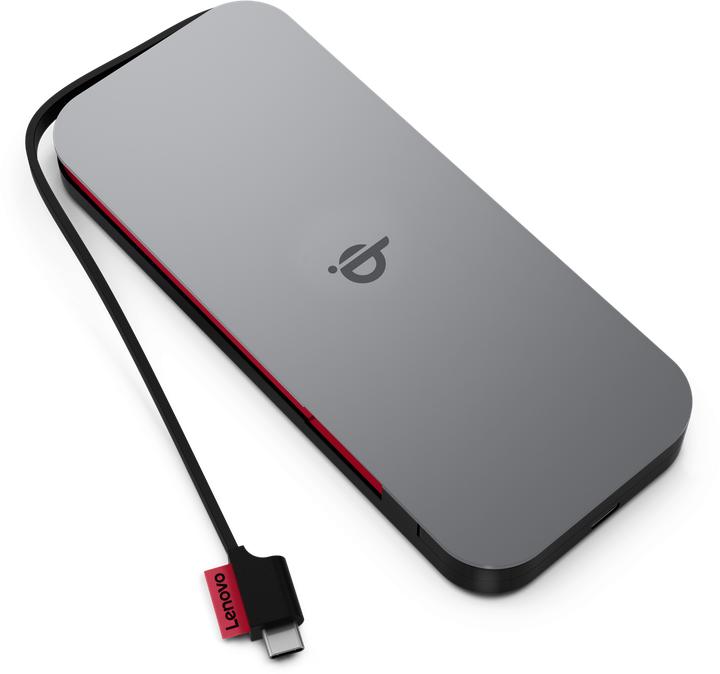 Lenovo Go USB-C Mobile Power Bank + Qi Wireless (10000 mAh, 27 W, 38.50 Wh)