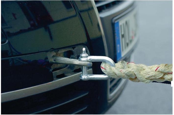 Productafbeelding HP Autozubehör Autosleepkabel 2500 kg sisal sluiting/haak lengte 400 cm Ø 16 mm