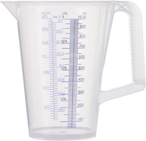 Produktbild Pressol Messbecher 1 l blau bedruckte Skala Polypropylen (1000 ml)