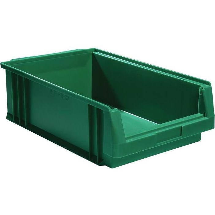 LA-KA-PE, Lagerbehälter, Sichtlagerkasten PLK L500xB315xH150mm PP grün
