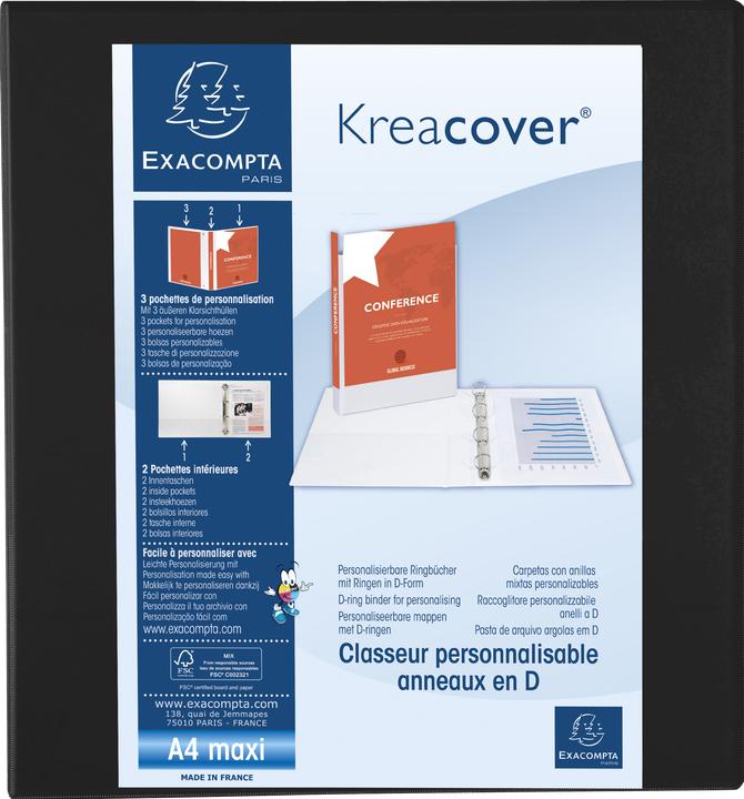 Produktbild Exacompta Ringbuch (A4+, 90 mm, 1 Stück)