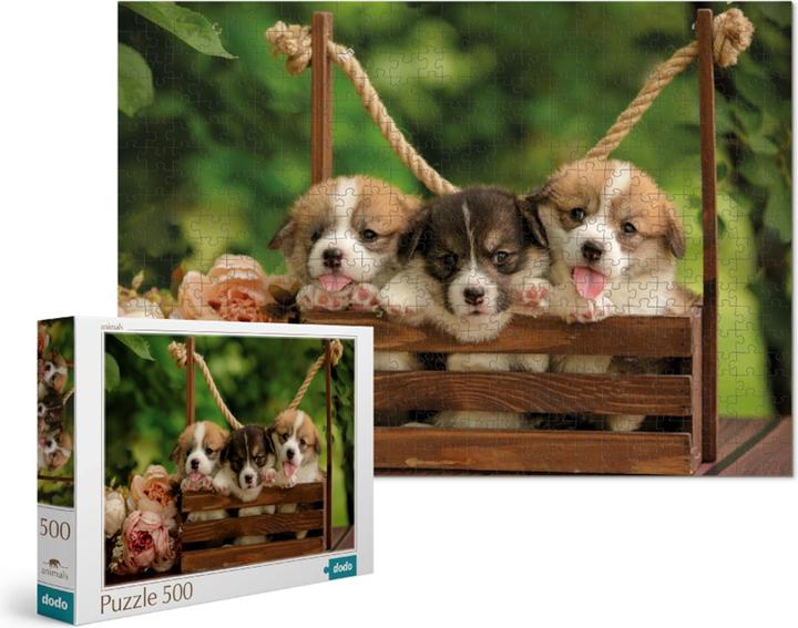 Dodo Waliser Corgi-Welpen 500 Teile (500 Teile)