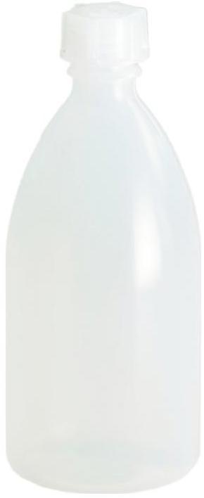 Produktbild Hünersdorff Enghalsflasche Gesamthöhe 140 mm Gesamt-Ø 61,3 mm Polyethylen (LDPE) naturfarben Einfüllöffnung-Ø... (6.50 cm, 0.25 l, 10x)